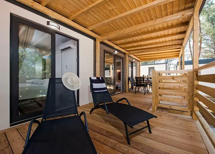 홀리데이파크 Campsite Lanterna Mobile Homes Mediteran Kamp 포레치